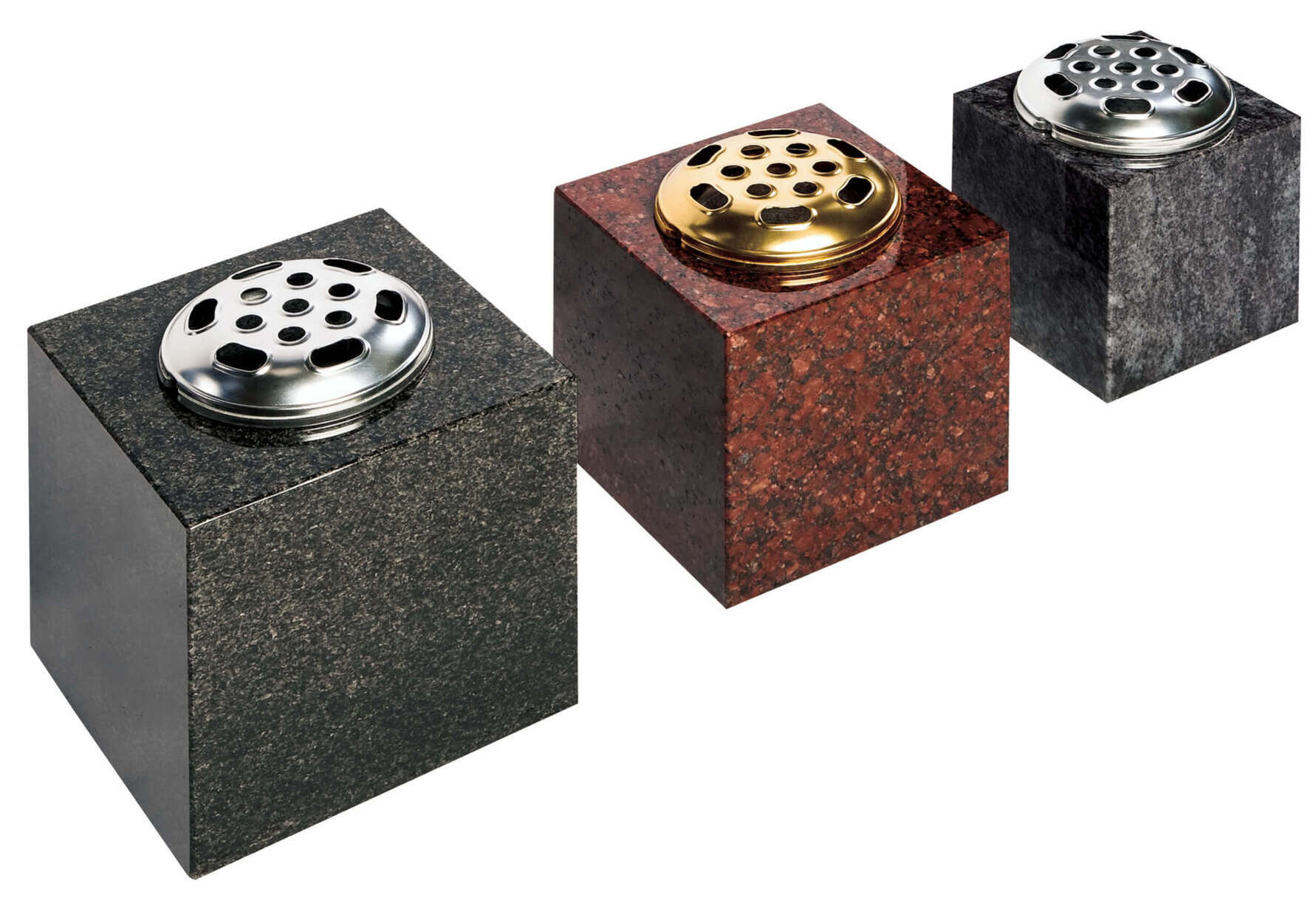 0/234G · Square vases - available in most colours — cremation memorials
