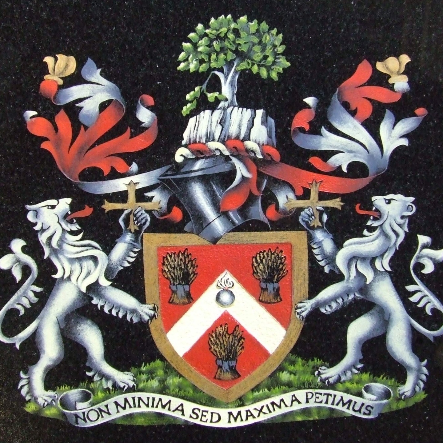 Badges, Crests & Flags memorial artwork example