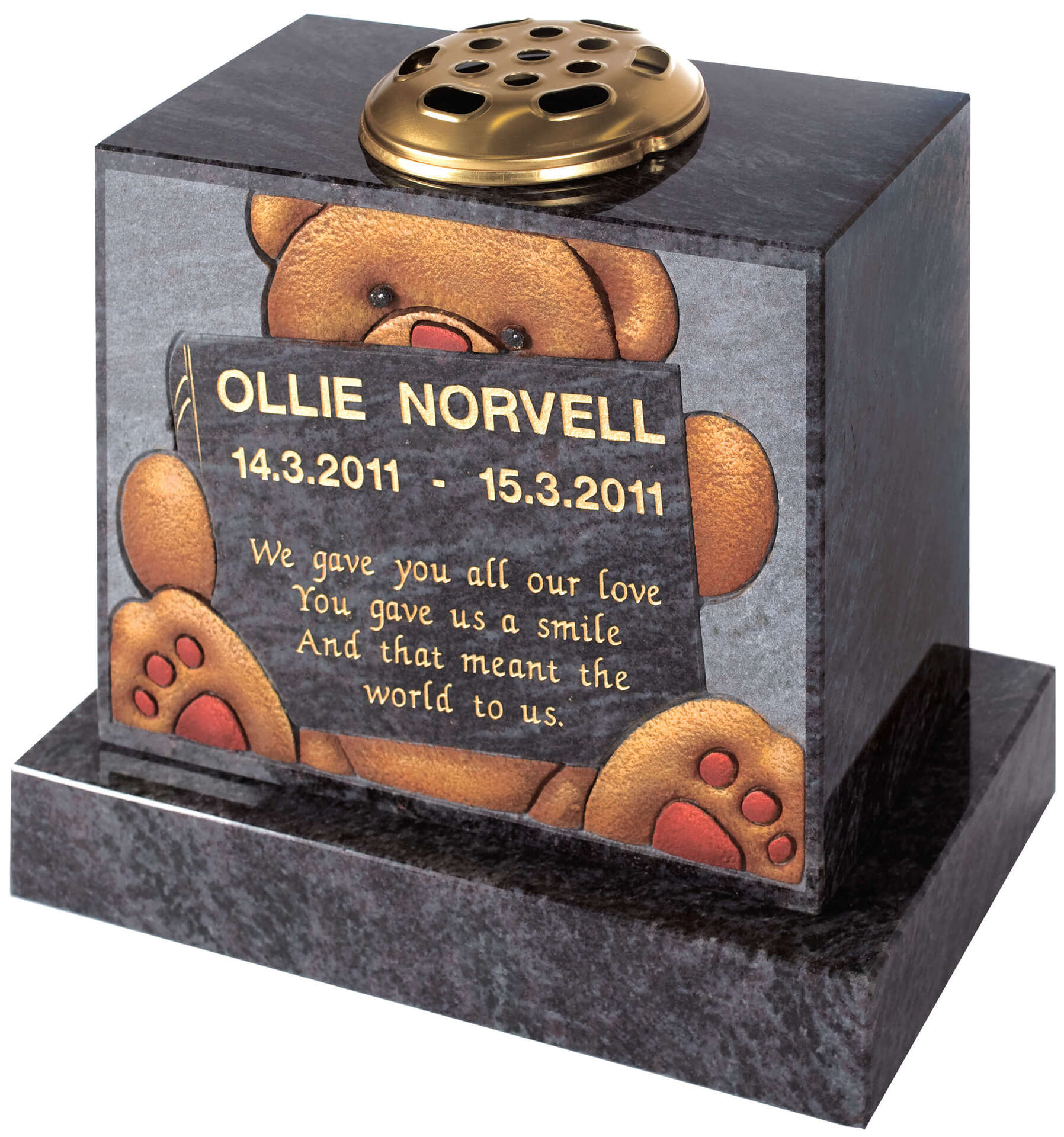 Ollie Bear — children’s memorials
