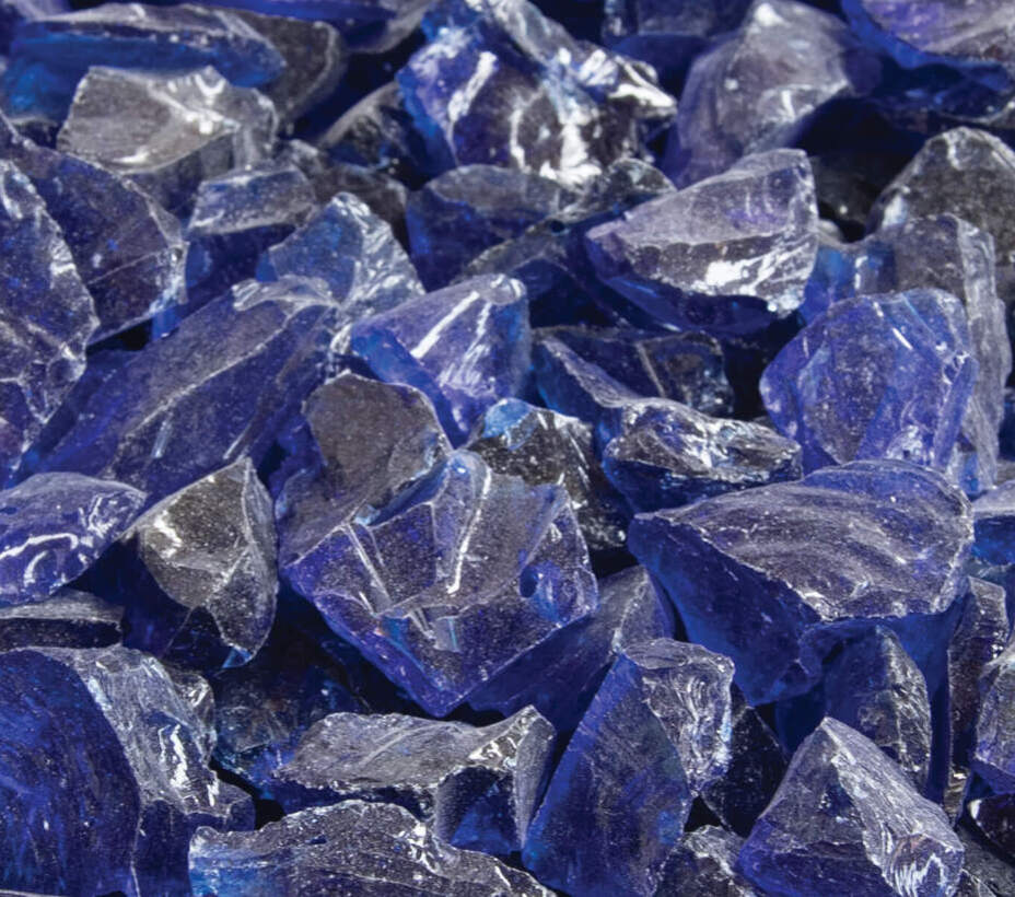 Cobalt Blue chippings sample